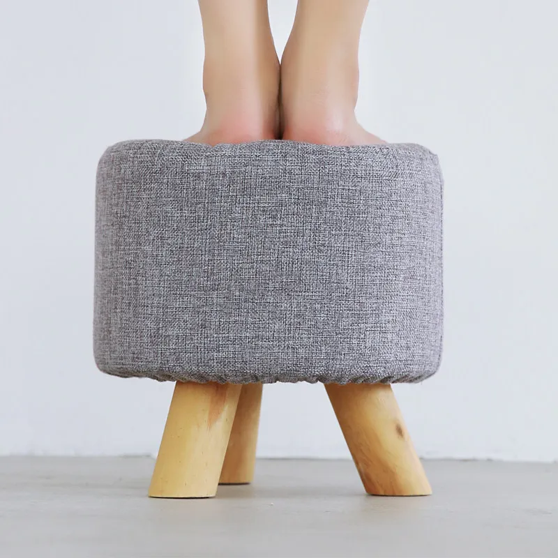 Solid Wood Footstool Creative Storage Chair Fabric Small Stool Sofa Stool Teapoy Table Bench Household Low Stool
Solid Wood Footstool Creative Storage Chair Fabric Small Stool Sofa Stool Teapoy Table Bench Household Low Stool