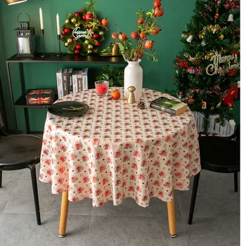 Christmas Gray Bronzing Round Snowflake Tablecloth Printed Cotton Linen Holiday Tablecloth Coffee Table Cover Cloth
Christmas Gray Bronzing Round Snowflake Tablecloth Printed Cotton Linen Holiday Tablecloth Coffee Table Cover Cloth