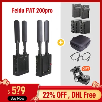 Feidu FWT 200pro 4K Dual HDMI Wireless Transmission 2106P 30Hz HD Image Video For Canon Sony DSLR Camera
Feidu FWT 200pro 4K Dual HDMI Wireless Transmission 2106P 30Hz HD Image Video For Canon Sony DSLR Camera