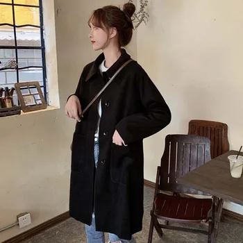 Autumn And Winter 2019 New Korean Version Medium And Long Temperament Woolen Coat Is Loose And Thin, All Kinds Of Foreign Style
Autumn And Winter 2019 New Korean Version Medium And Long Temperament Woolen Coat Is Loose And Thin, All Kinds Of Foreign Style
