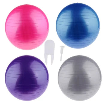 Anti-burst Yoga Ball with Air Plug Exercise Equipment for Workout Program at Gym Home Strengthening the Core Muscles
Anti-burst Yoga Ball with Air Plug Exercise Equipment for Workout Program at Gym Home Strengthening the Core Muscles