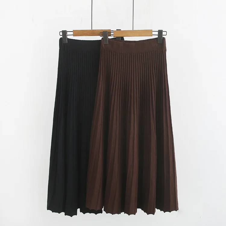 Plus Size Casual 2019 Autumn Women Fashion Pleated Knitting Ball Gown Skirts A2-073
Plus Size Casual 2019 Autumn Women Fashion Pleated Knitting Ball Gown Skirts A2-073