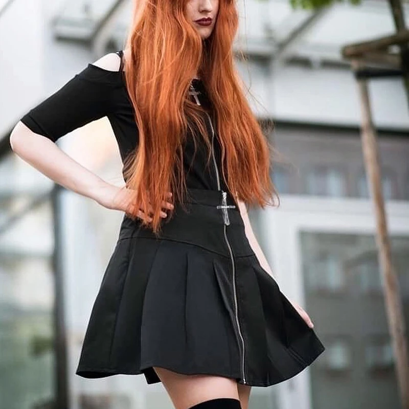 New Arrival Women's Pleated Skirt A Line Style Solid Color Zipper Front Short Skirt Female Streetwear Women's Skirts for Autumn
New Arrival Women's Pleated Skirt A Line Style Solid Color Zipper Front Short Skirt Female Streetwear Women's Skirts for Autumn
