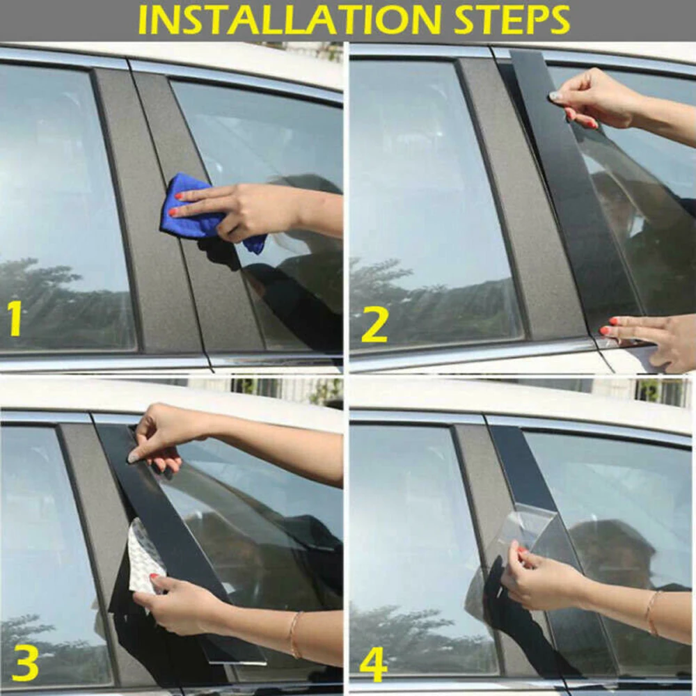 Window Door Trim Pillar Column Posts Sticker Set Kit For Honda Accord 13-17 Part
Window Door Trim Pillar Column Posts Sticker Set Kit For Honda Accord 13-17 Part