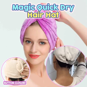 Magic Quick Dry Hair Hat Bathroom Super Absorbent Microfiber Bath Towel Hair Dry Cap Turban Quick Drying Head Wrap
Magic Quick Dry Hair Hat Bathroom Super Absorbent Microfiber Bath Towel Hair Dry Cap Turban Quick Drying Head Wrap