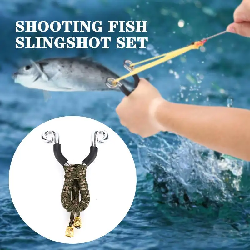 Fish Shooter Durable Practical Colour Stainless Steel Outdoor Stretching Wrist Hunting Adjustable Catapult Fishing Sling
Fish Shooter Durable Practical Colour Stainless Steel Outdoor Stretching Wrist Hunting Adjustable Catapult Fishing Sling
