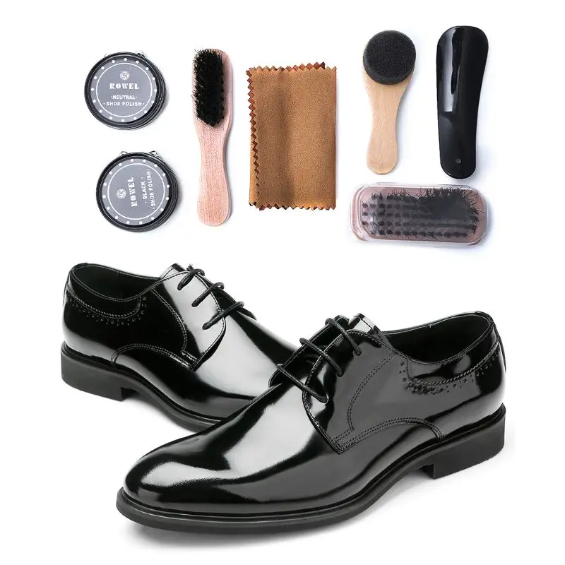 Shoe Care Cleaning Brush Travel Sponge Polishing Machine Suit With Portable Neutral Polishing Kit Tool Box
Shoe Care Cleaning Brush Travel Sponge Polishing Machine Suit With Portable Neutral Polishing Kit Tool Box