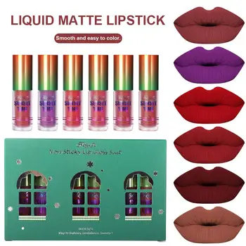 6PCS Matte Liquid Lip Gloss Moisturizing Lasting Lips Makeup Set Liquid Lipstick Christmas Set
6PCS Matte Liquid Lip Gloss Moisturizing Lasting Lips Makeup Set Liquid Lipstick Christmas Set