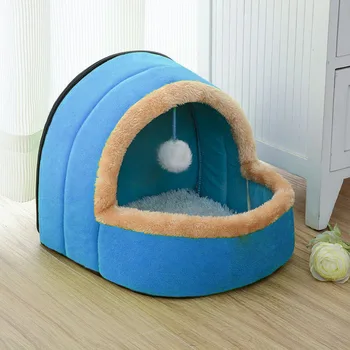 Pet Dog Cat Bed Puppy House with Toy Ball Warm Soft Pet Cushion Dog Kennel Cat Castle XHC88
Pet Dog Cat Bed Puppy House with Toy Ball Warm Soft Pet Cushion Dog Kennel Cat Castle XHC88