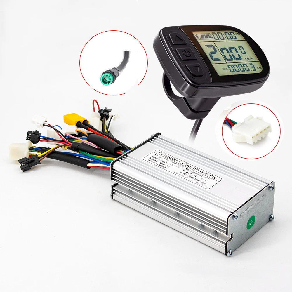 Ebike controller 500w 350w for sensored motor electric bike controller 36V 48V with KT LCD4 LCD5 Kunteng display
Ebike controller 500w 350w for sensored motor electric bike controller 36V 48V with KT LCD4 LCD5 Kunteng display