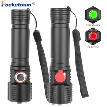 Ultra Bright Flashlight Multifunctional Zoomable LED Flashlight USB Rechargeable Torch Waterproof LED Torch Use 18650 Battery
Ultra Bright Flashlight Multifunctional Zoomable LED Flashlight USB Rechargeable Torch Waterproof LED Torch Use 18650 Battery
