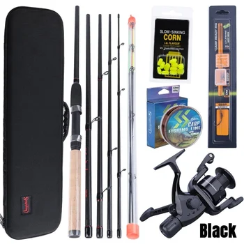 Sougayilang 3.0m Carp Fishing Rod Combo 6 Sections L M H Power Feeder Rod and Carp fishing Reel with Line Lure Hook Carrier Bag
Sougayilang 3.0m Carp Fishing Rod Combo 6 Sections L M H Power Feeder Rod and Carp fishing Reel with Line Lure Hook Carrier Bag