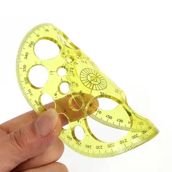 2020 New 360 Degree Protractor All Round Ruler Template Color Random Supplies Circle Drafting School I2B2
2020 New 360 Degree Protractor All Round Ruler Template Color Random Supplies Circle Drafting School I2B2