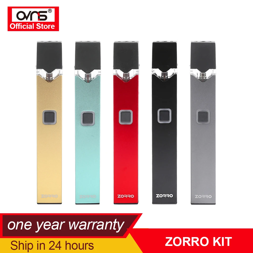 Custom Vape Pen Starter Kit OVNS ZORRO Slim Battery Best CBD Vapor Kit Rechargeable with 280mAh & 0.7ml W01 Updated Version
Custom Vape Pen Starter Kit OVNS ZORRO Slim Battery Best CBD Vapor Kit Rechargeable with 280mAh & 0.7ml W01 Updated Version