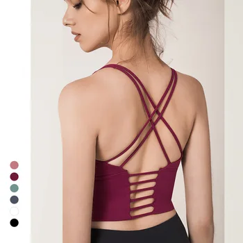 Fitness Sports Bra for Women Push Up Bras Beautiful Cross Back Yoga Shockproof Running Gym Training Workout Female Crop Tops top 
Fitness Sports Bra for Women Push Up Bras Beautiful Cross Back Yoga Shockproof Running Gym Training Workout Female Crop Tops top