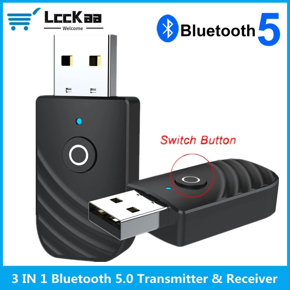 LccKaa 3 In 1 Bluetooth 5.0 Audio Receiver Transmitter 2 in 1 USB Computer TV Adapter Car Dual Output For Speakers Headphones
LccKaa 3 In 1 Bluetooth 5.0 Audio Receiver Transmitter 2 in 1 USB Computer TV Adapter Car Dual Output For Speakers Headphones