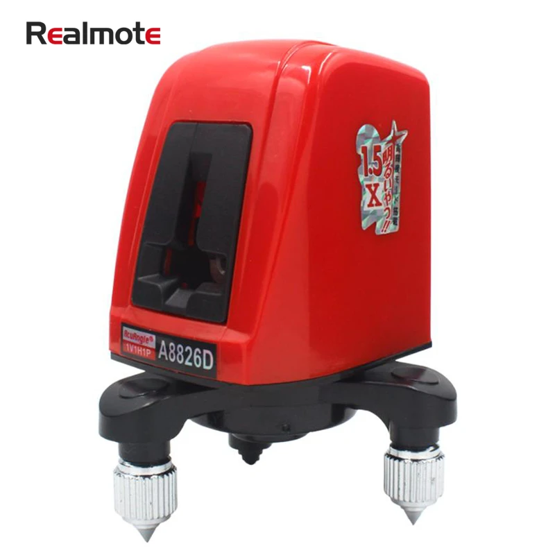 Realmote New Laser Levels 360 3D Self 2 Line Horizontal Vertical A8826D Tripod Mini Range finder
Realmote New Laser Levels 360 3D Self 2 Line Horizontal Vertical A8826D Tripod Mini Range finder