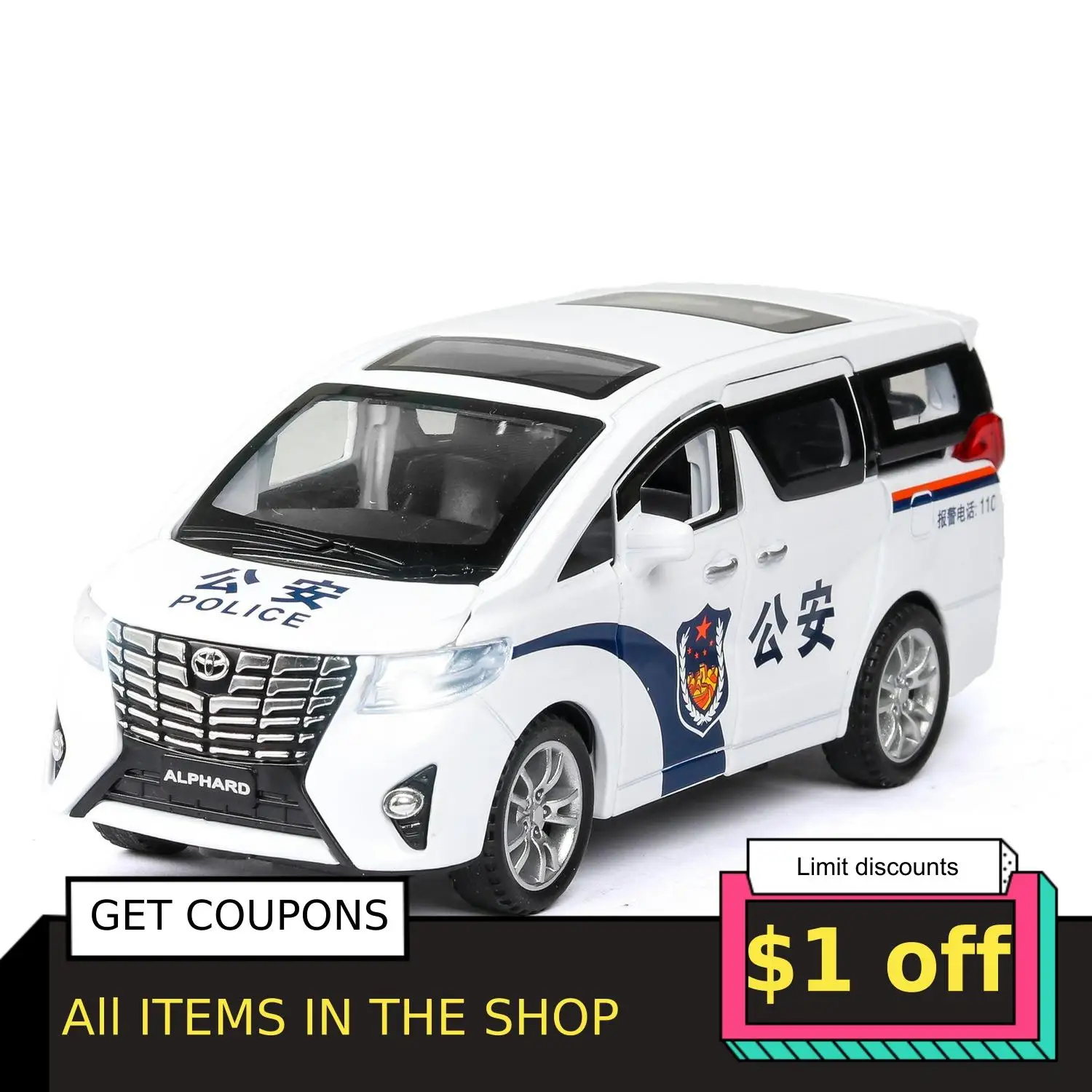 Hot 1:32 Simulation Elfas Die Casting Alloy Car Model Decoration With Sound And Light Opening Door Steamer Car Toy Birthday Gift
Hot 1:32 Simulation Elfas Die Casting Alloy Car Model Decoration With Sound And Light Opening Door Steamer Car Toy Birthday Gift