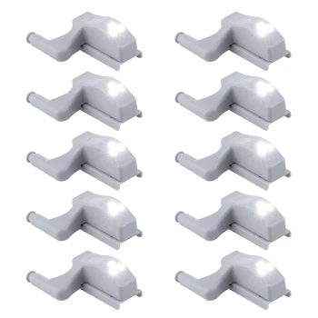 10pcs Cupboard Hinge Closet Hotel Battery Operated Mini LED Simple Modern Universal Wardrobe Under Cabinet Light Night Lamp
10pcs Cupboard Hinge Closet Hotel Battery Operated Mini LED Simple Modern Universal Wardrobe Under Cabinet Light Night Lamp
