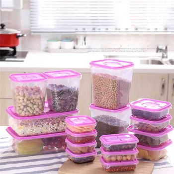 17pcs Different Sizes Plastic Kitchen Food Cereal Grain Storage Box Bean Rice Dispenser Container Nut Beans Storage Boxes
17pcs Different Sizes Plastic Kitchen Food Cereal Grain Storage Box Bean Rice Dispenser Container Nut Beans Storage Boxes