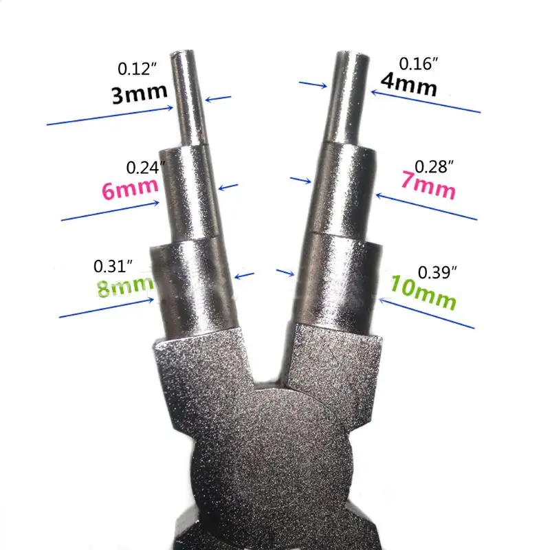 6 in 1 Wire Wrapper Looping Forming Plier 6Step Multi Size Barrels Jewelry Plier U4LE
6 in 1 Wire Wrapper Looping Forming Plier 6Step Multi Size Barrels Jewelry Plier U4LE
