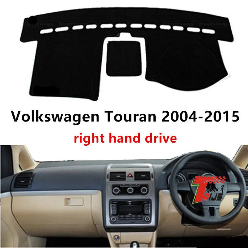 Фото Taijs right hand drive car dashboard cover for V-olkswagen Touran 2004-2015 creative dacron pad | Автомобили и мотоциклы