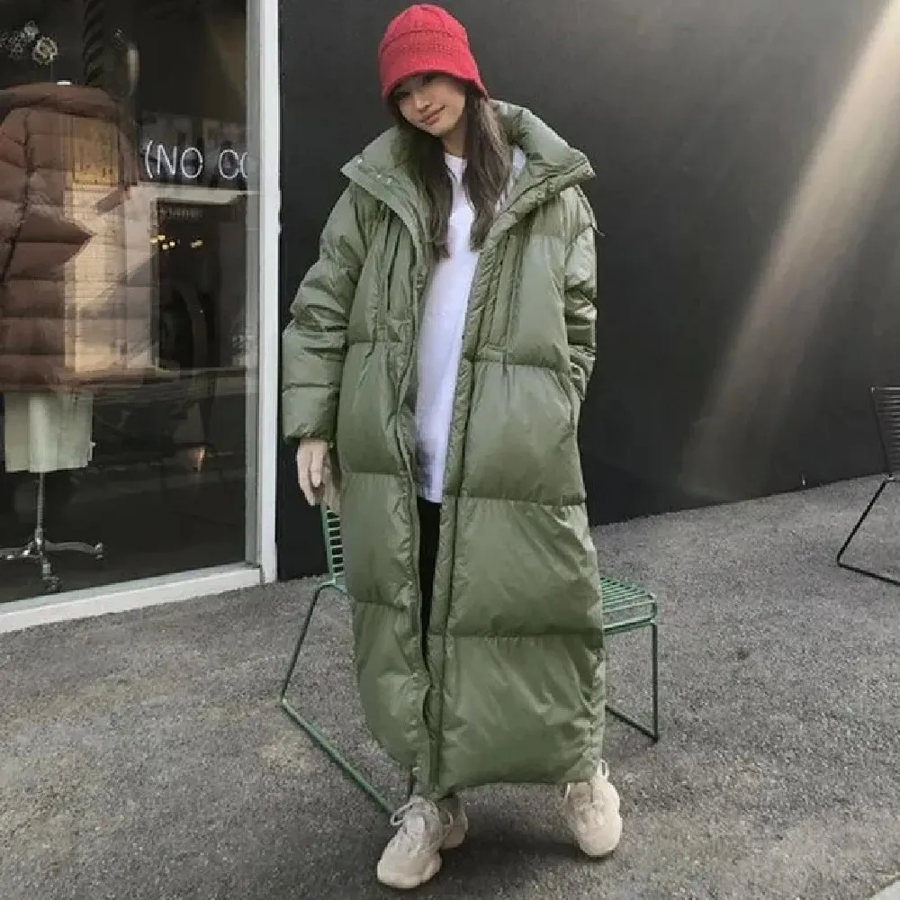 2023 New Oversize X-Long Down Cotton Padded Coat Female Thick Winter Puffer Jacket Hooded Women Parka Fashion Warm Outwear
2023 New Oversize X-Long Down Cotton Padded Coat Female Thick Winter Puffer Jacket Hooded Women Parka Fashion Warm Outwear