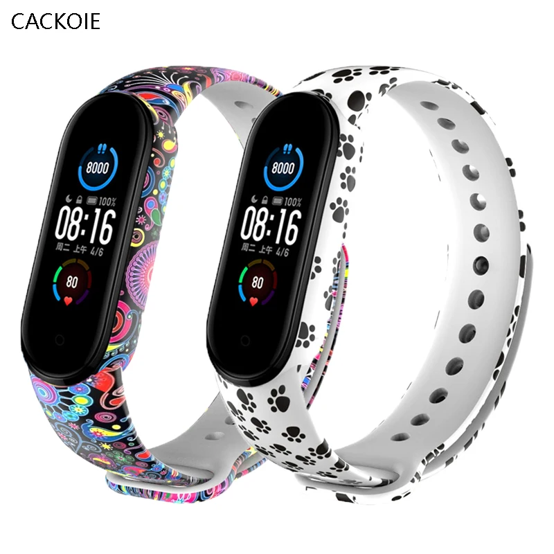 Sport Silicone Strap Watch Band for Xiaomi Mi band 5 Smart Watch Soft Printing Colorful Wrist Bracelet Watchband Accessories
Sport Silicone Strap Watch Band for Xiaomi Mi band 5 Smart Watch Soft Printing Colorful Wrist Bracelet Watchband Accessories