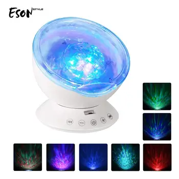 Eson Style Ocean Wave Projector 12 LED Remote Control Undersea Projector Lamp Night Light Projector for Kids
Eson Style Ocean Wave Projector 12 LED Remote Control Undersea Projector Lamp Night Light Projector for Kids