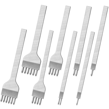 8Pcs Leather Chisel Set 1/2/4/6 Prong Leather Punching Tool DIY Lacing Stitching Chisel Leather Hole Punch Tool m&4mm
8Pcs Leather Chisel Set 1/2/4/6 Prong Leather Punching Tool DIY Lacing Stitching Chisel Leather Hole Punch Tool m&4mm