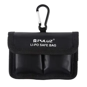 PULUZ for GoPro / DJI OSMO ACTION Camera Battery Lithium Battery Explosion-proof Safety Protection Storage Bag with Carabiner
PULUZ for GoPro / DJI OSMO ACTION Camera Battery Lithium Battery Explosion-proof Safety Protection Storage Bag with Carabiner