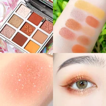 New 9 Colors Eyeshadow Pallete Glitter Matte Pearlescent Earth Color Eyeshadow Long Lasting Waterproof Eye Pigments Makeup 2021
New 9 Colors Eyeshadow Pallete Glitter Matte Pearlescent Earth Color Eyeshadow Long Lasting Waterproof Eye Pigments Makeup 2021