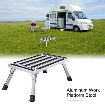 Aluminium Folding Work Platform Step Ladder Step With Non-Slip Mat Maximum Load 150 Kg For Kitchen Bathroom Camping
Aluminium Folding Work Platform Step Ladder Step With Non-Slip Mat Maximum Load 150 Kg For Kitchen Bathroom Camping