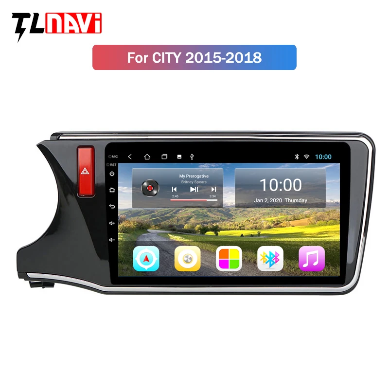 2 Гб ОЗУ 10 1 дюйма Android 9 автомобильный GPS навигатор для Honda City Greiz Gienia 2015 2018 поддержка
