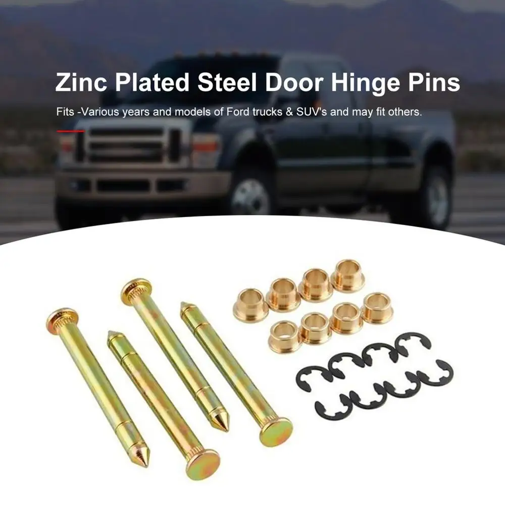 Door Hinge Bushing Repair Kit Front Door Truck Suv For Ford F150 F250 F350 Bronco Auto Parts Door Hinge Accessory
