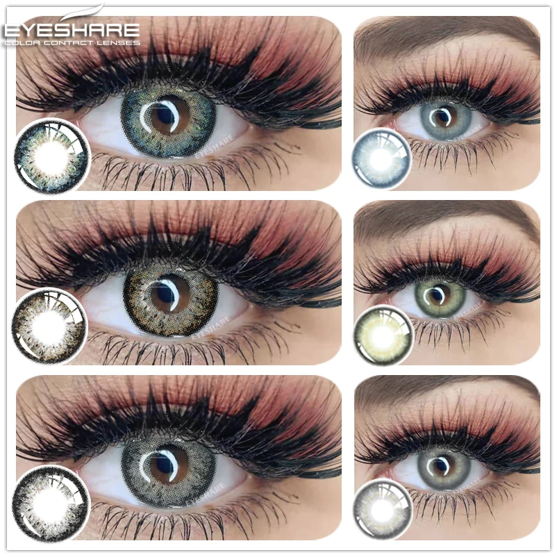 Colored Contact Lenses Eyes 1 Pair Yearly Lens Colored Contact Lenses Eyes 1 Pair Yearly Lens