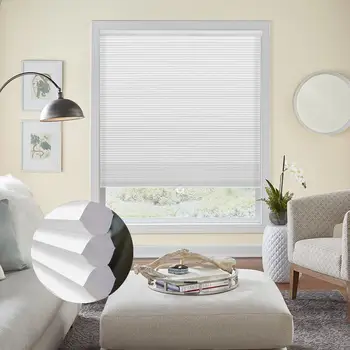 Keego Cellular Shades Cordless Honeycomb Blinds Fabric Window Shades, Custom Cut to Size Free-Stop Light Filtering Window Blind
Keego Cellular Shades Cordless Honeycomb Blinds Fabric Window Shades, Custom Cut to Size Free-Stop Light Filtering Window Blind