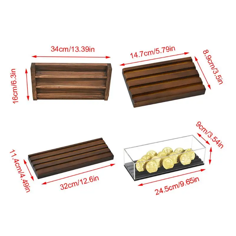 Coin Display Stand Rack Wooden Collector Coin Storage Shelves Coin Holder Case
Coin Display Stand Rack Wooden Collector Coin Storage Shelves Coin Holder Case