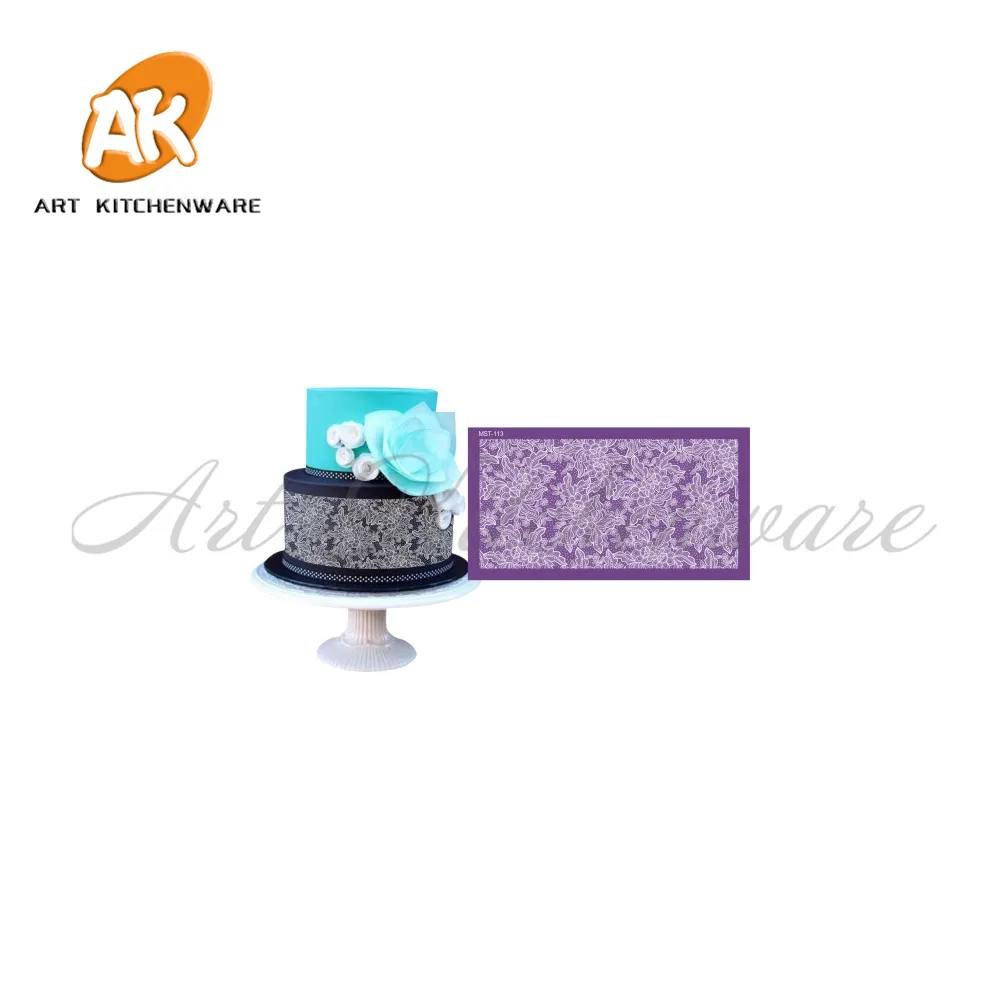 Lily Flower Design Cake Stencil Fabric Mesh Stencils Wedding Cake Border Stencils Cream Cake Decorating Tool Cake Mold
Lily Flower Design Cake Stencil Fabric Mesh Stencils Wedding Cake Border Stencils Cream Cake Decorating Tool Cake Mold