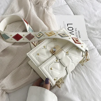 High-Grade Bag Women's Bag 2020 New Fashion Korean-Style All-match Messenger Bag Wide Shoulder Strap Fashion Small Square Bags
High-Grade Bag Women's Bag 2020 New Fashion Korean-Style All-match Messenger Bag Wide Shoulder Strap Fashion Small Square Bags