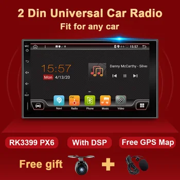 Android 2 Din Car Radio Multimedia Video Player Head Unit Universal 4G 64GB 4G WIFI DSP Audio Stereo HD Screen GPS Navigation
Android 2 Din Car Radio Multimedia Video Player Head Unit Universal 4G 64GB 4G WIFI DSP Audio Stereo HD Screen GPS Navigation