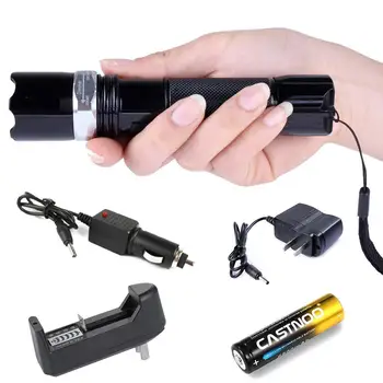 Q5 Zoomable LED Rechargeable Flashlight Torch Lamp + 18650 Battery +Charger
Q5 Zoomable LED Rechargeable Flashlight Torch Lamp + 18650 Battery +Charger