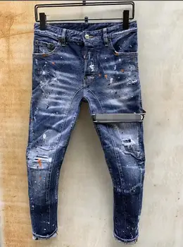 NEW Men Jeans Ripped for Men Skinny DSQ D2 Jeans Pants Men Jeans Zipper Outwear Man Pants 1 order
NEW Men Jeans Ripped for Men Skinny DSQ D2 Jeans Pants Men Jeans Zipper Outwear Man Pants 1 order