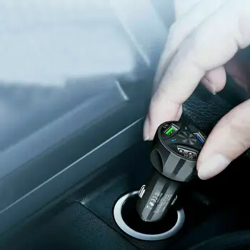Black 3Port USB Car Charger Adapter LED Display QC 3.0 Fast Charging Accessories Brand New And High Quality
Black 3Port USB Car Charger Adapter LED Display QC 3.0 Fast Charging Accessories Brand New And High Quality