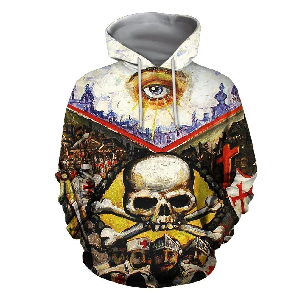 Templar Unique Skull Tattoo 3D All Over Printed Autumn Men Hoodies Unisex Casual Pullover Zip Hoodie Streetwear
Templar Unique Skull Tattoo 3D All Over Printed Autumn Men Hoodies Unisex Casual Pullover Zip Hoodie Streetwear