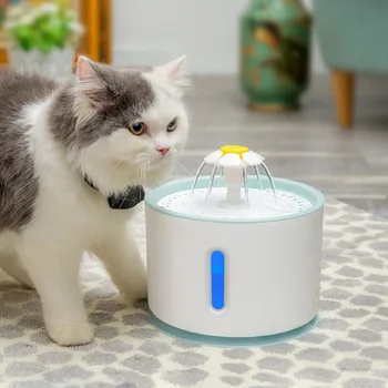 2.4L Automatic Pet Cat Water Fountain Drinking Dispenser LED Light Ultra Silent Pet Water Dispenser Electric Circulating Filter
2.4L Automatic Pet Cat Water Fountain Drinking Dispenser LED Light Ultra Silent Pet Water Dispenser Electric Circulating Filter