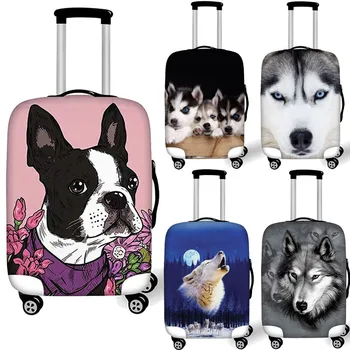 Travel Protective Luggage Covers for Suitcase Custom Bulldog Husky Dog Wolf 3D Printed Trolley Case Bag Elastic Baggage Cover
Travel Protective Luggage Covers for Suitcase Custom Bulldog Husky Dog Wolf 3D Printed Trolley Case Bag Elastic Baggage Cover