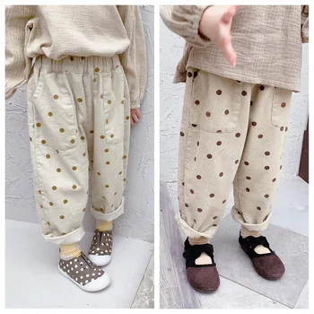 2020 boys and girls autumn new pants girls corduroy polka dot pants children's trousers
2020 boys and girls autumn new pants girls corduroy polka dot pants children's trousers