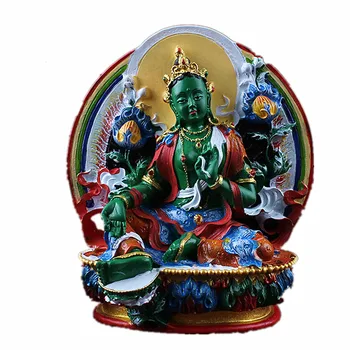 Delicate Resin Hand Plated Buddhist Sculpture Avalokitesvara Bodhisattva Green Tara Tibetan Figure Buddha Statue Crafts M5204
Delicate Resin Hand Plated Buddhist Sculpture Avalokitesvara Bodhisattva Green Tara Tibetan Figure Buddha Statue Crafts M5204