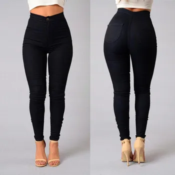 New Sexy Women Pants for 2020 High Waist Plus Size Elastic Jeans Legging Slim Ladies Solid Cotton Casual Trousers Pencil Pants 
New Sexy Women Pants for 2020 High Waist Plus Size Elastic Jeans Legging Slim Ladies Solid Cotton Casual Trousers Pencil Pants